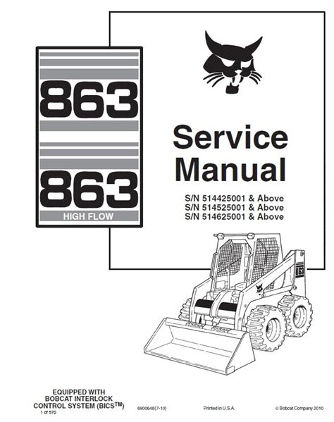 bobcat skid steer specs 863|bobcat 863 skid steer manual.